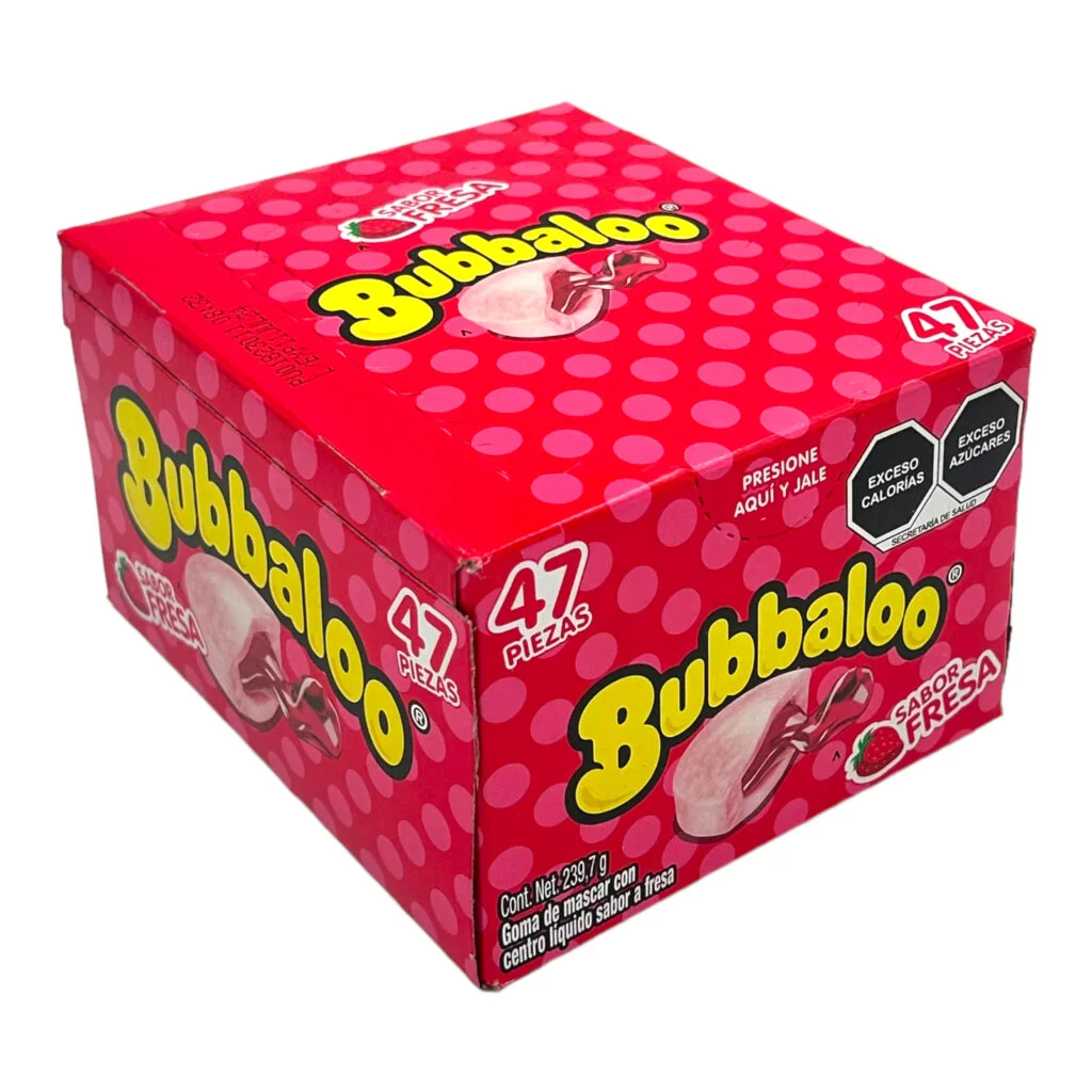 CHICLE BUBBALOO FRESA