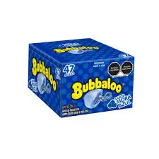 CHICLE BUBBALOO MORA AZUL