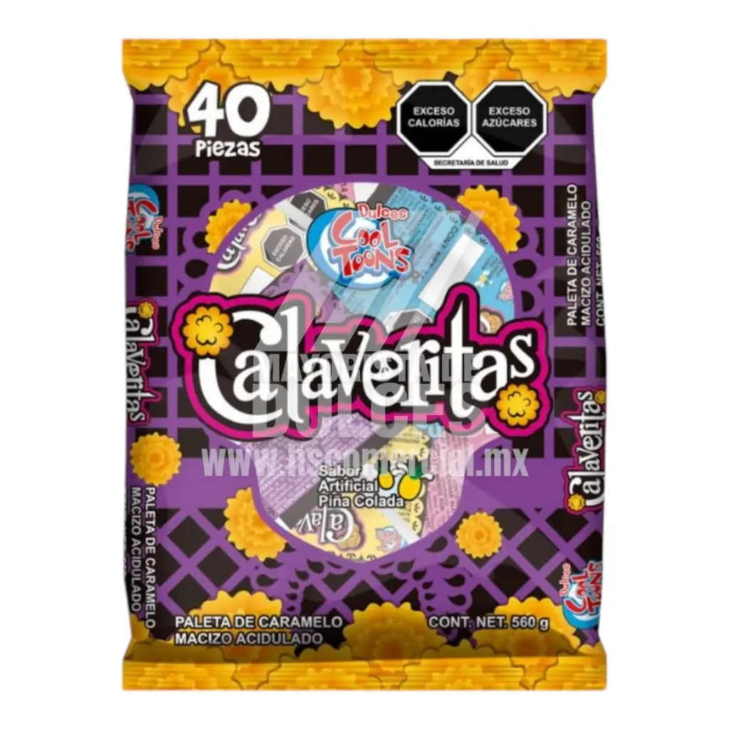 PALETA COOL CALAVERITAS BL/40 PZ