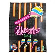 PALETA COOL CALAVERITAS NEON C/24 DIS 24PZ
