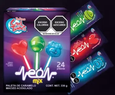 PALETA COOL NEON MIX 24PZ