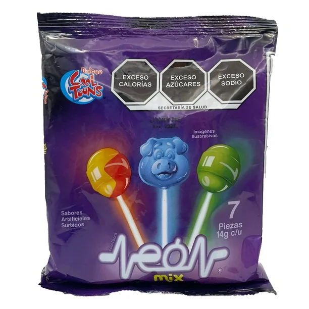 PALETA COOL NEON MIX CAJA 24DIS/24PZ