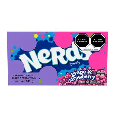 NERDS ACIDO WONKA UVA Y FRESA 141G