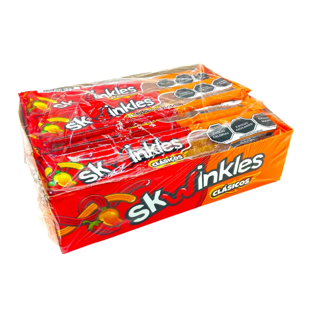 CARAM SUAVE SKWINKLES MANGO/CHAMOY CAJA 24DISP/12 PZ