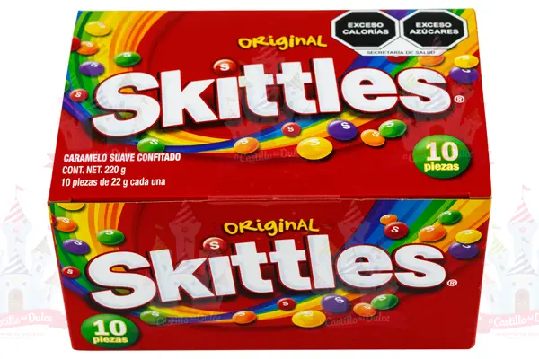 CARAMELO MATRE SKITTLES ORIG DISP 10 PZ