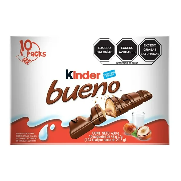 CHOCO KINDER BUENO DISP 10PZ 