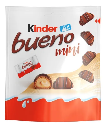 CHOCO KINDER BUENO MINI BOLSA 20PZ