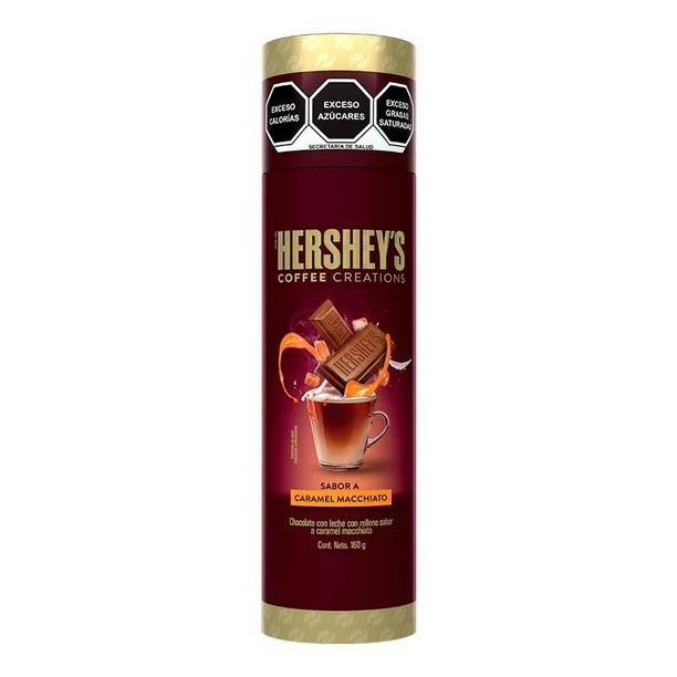 CHOCO HERSH COFFEE CARAMEL MACCHIATO CAJA 6TUB/160G 