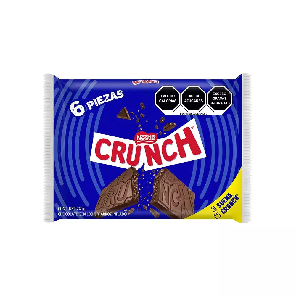 CHOCO NESTL CRUNCH DIS/6PZ