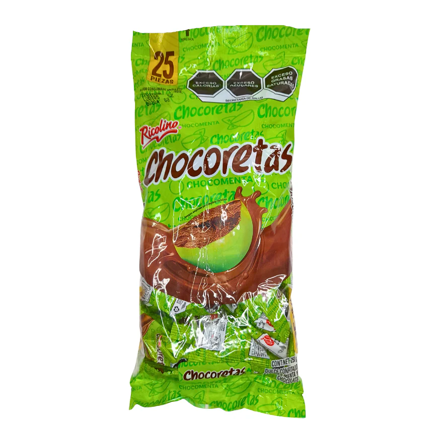 CHOCO RICOL MINI CHOCORETAS CAJA 10BLS/25PZ