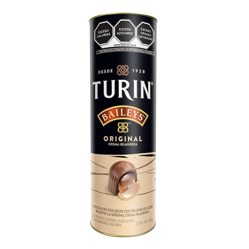 CHOCO TURIN BAILEYS 180G C/6DIS
