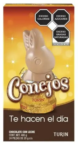 CHOCO CONEJO TURIN DISP 24PZ