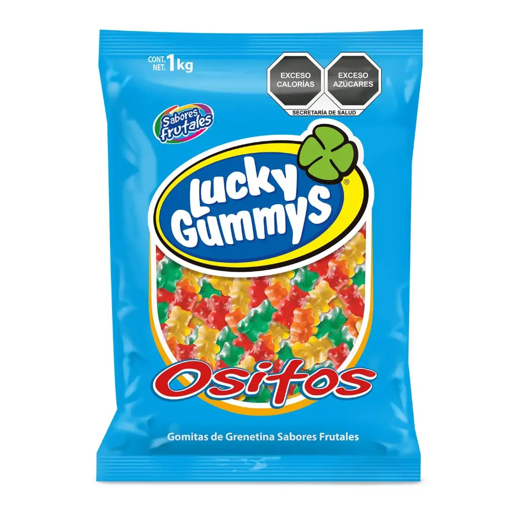 GOMA LUCKY OSITO BOLSA 1KG 