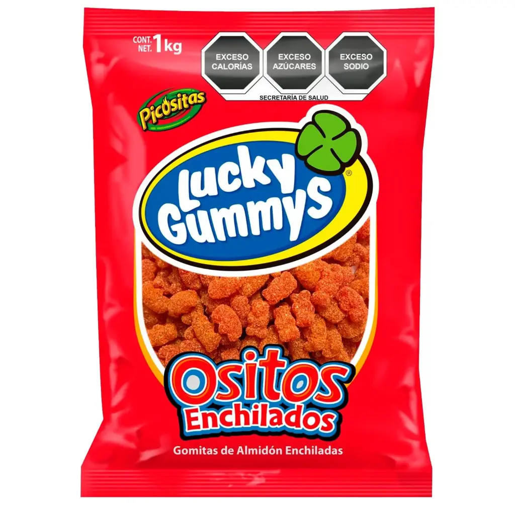 GOMA LUCKY OSITO ENCHILADO BOLSA 1KG 