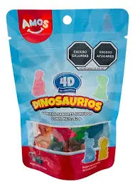 GOMITAS AMOS DINOSAURIOS C/8 PZ