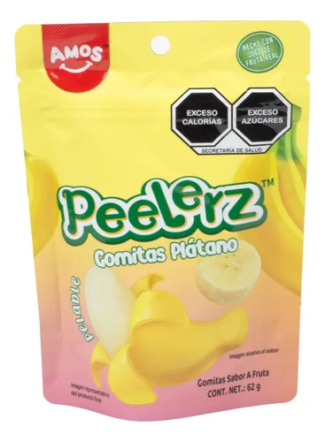 GOMA PEELERZ BANANA C/8 PZ