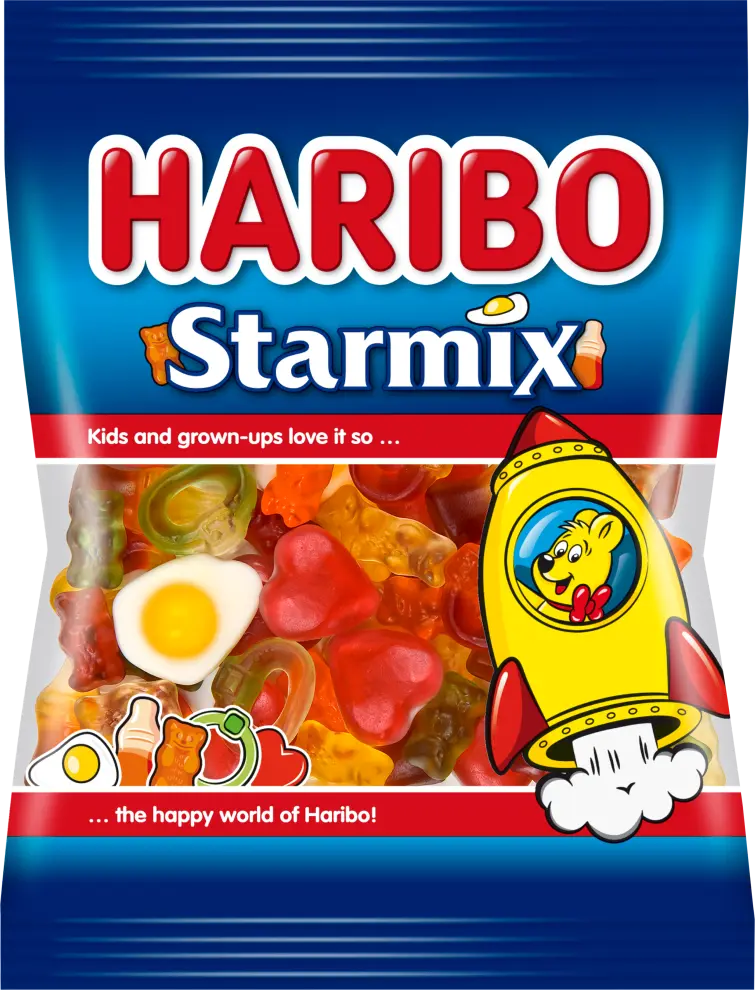 GOMITAS HARIBO STARMIX CAJA 10 PZ