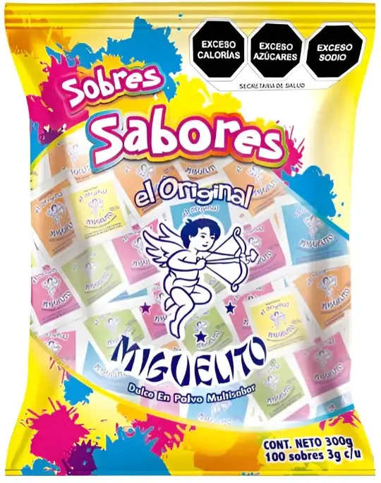 MIGUELITO SOBRE SABORES CAJA 25X100PZ