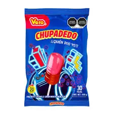 PALETA VERO CHUPADEDO CAJA 24BLS/30PZ 20GR