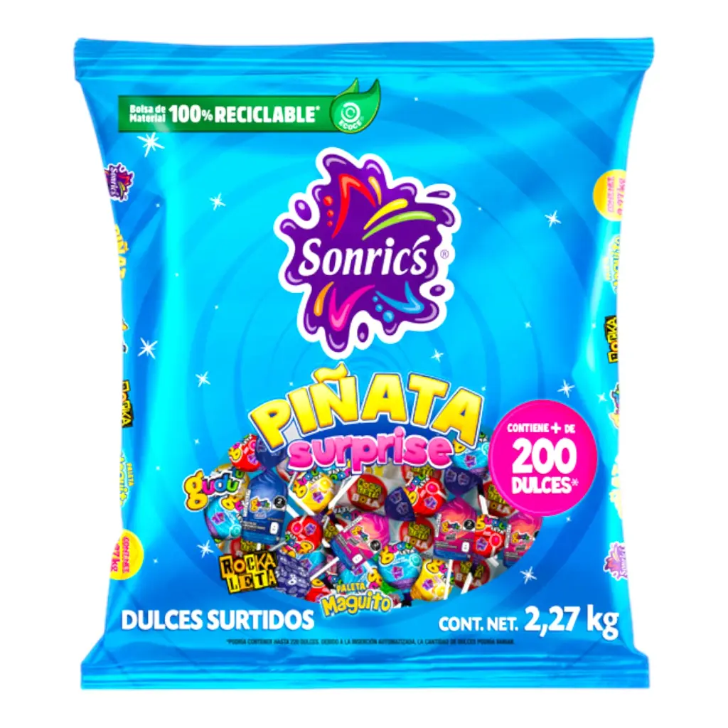 PIÑATERO SABRI SURPRISE 6BLS/2KG