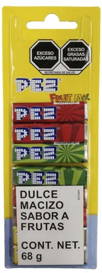 PEZ REPUESTO 8 ROLLOS FRUTAS C/24 PZ