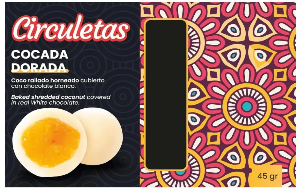 CIRCULETA COCADA DORADA CAJA 12 PZ/45 G 