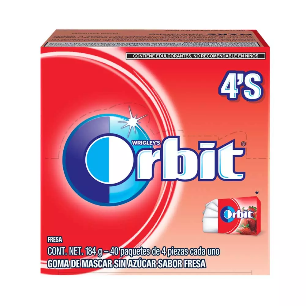 CHICLE ORBIT FRESA 40PZ