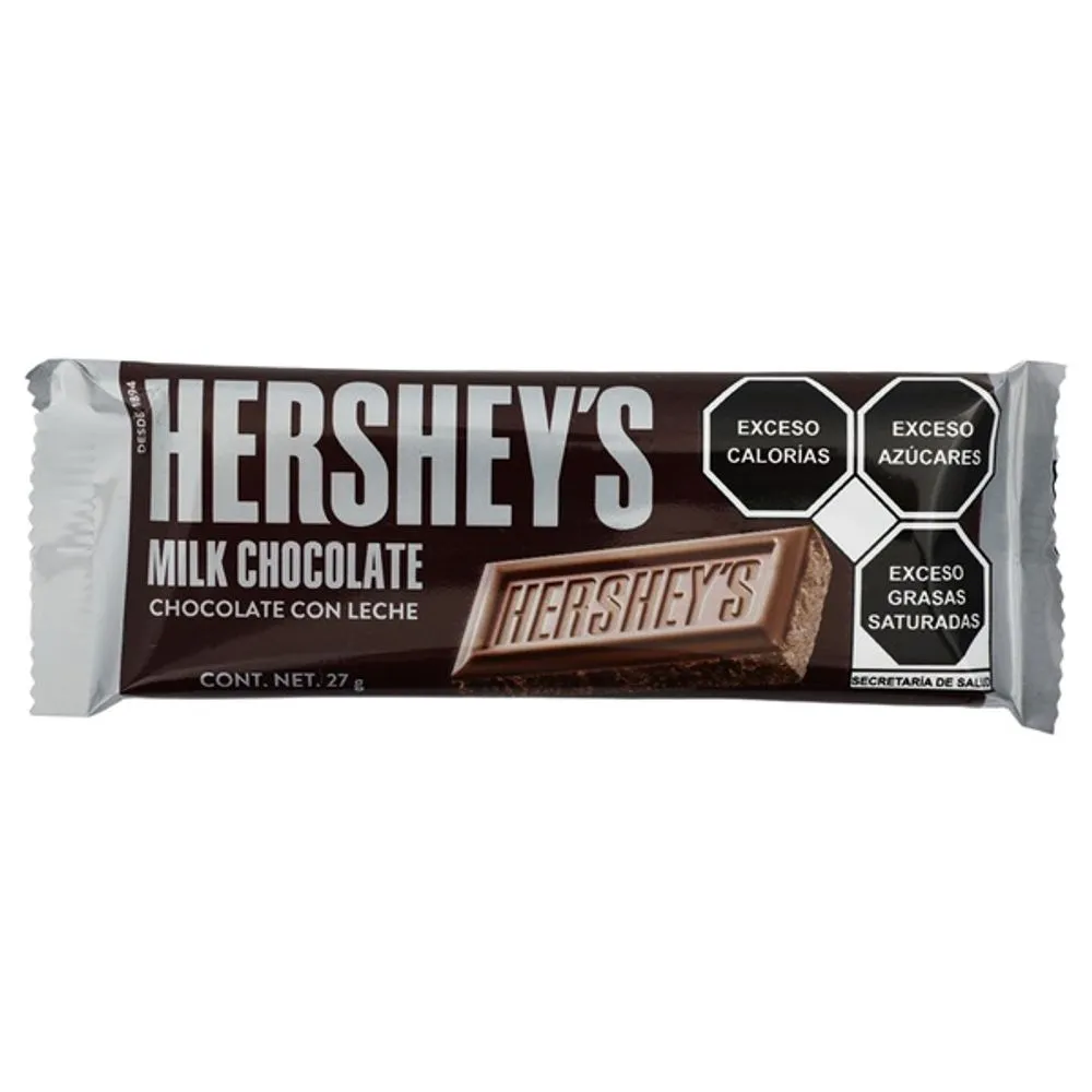 CHOCO HERSH BARRA LECHE PZ 27G