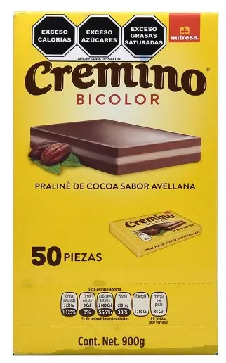 CHOCOLATE AVELLANA CREMINO C/50 PZ