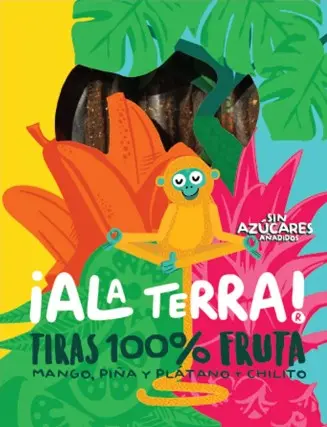 TIRITAS DE FRUTA ALA TERRA CAJA 5X9PZ