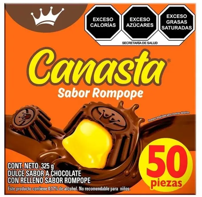 CANASTA ROMPOPE CORONA C/24DIS