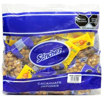 CACAHUATE JAPONES BLS 10 TUBOS