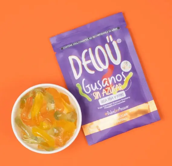 DELOU GUSANO FRUTAS 40G