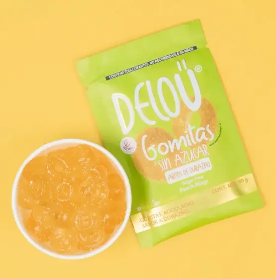 DELOU ARITOS DURAZNO 40G