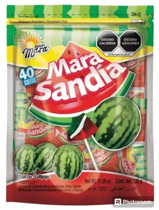 PALETA SANDIA MARA 40PZ