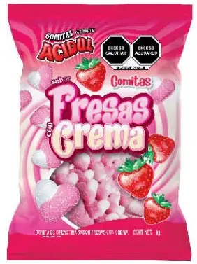 GOMA FRESAS & CREMA ACIDUL 1KG