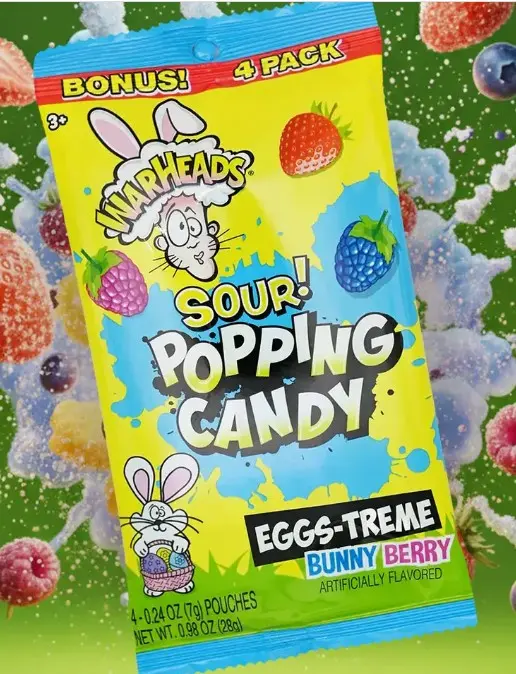 CARAM WARHEADS POPPING CANDY