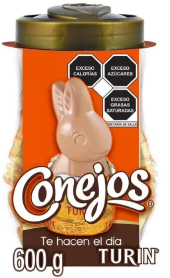 CHOCO CONEJO TURIN DISP 600G