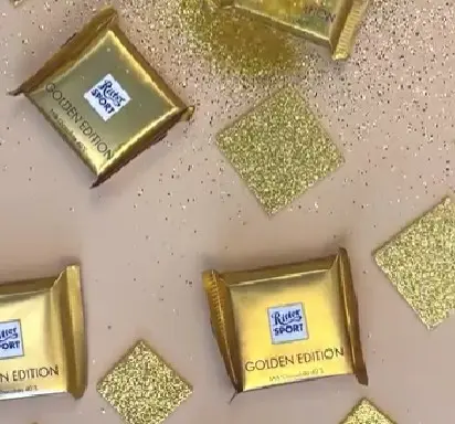 CHOCO RITTER MINI GOLDEN 50G DISP