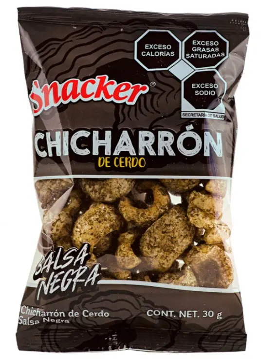 CHICHARRÓN SNACKER SALSA NEGRA