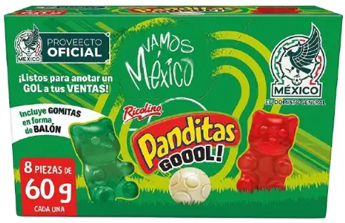 GOMA PANDITAS MUNDIAL DISP 8PZ