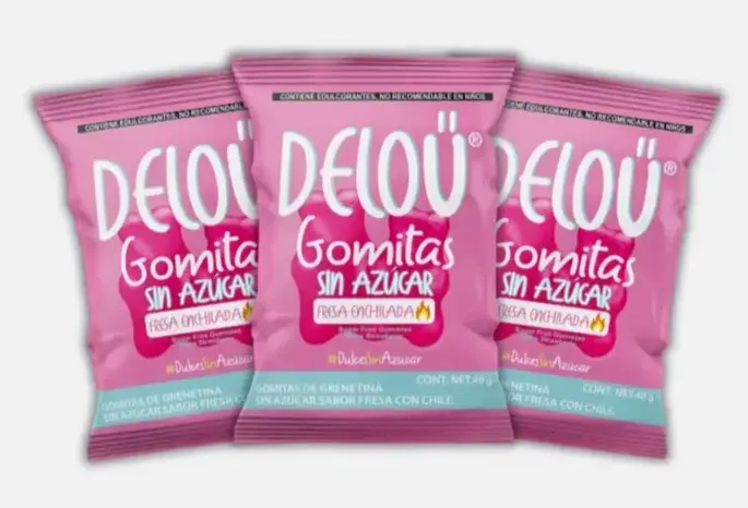 DELOU OSITOS FRESA ENCHILADA CAJA 12PZ