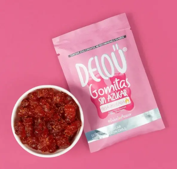 DELOU OSITOS FRESA ENCHILADA 40G
