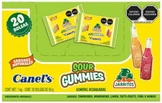 GOMA JARRITOS CAJA 20PZ