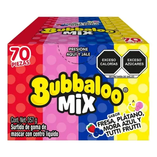 [WL261] CHICLE BUBBALOO SURTIDO CAJA 32DISP