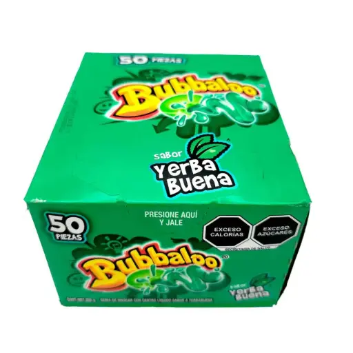 CHICLE BUBBALOO YERBABUENA