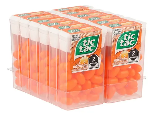 [HK10] CARAM TIC TAC NARANJA DISP 12PZ