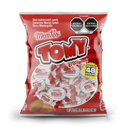 [MT57] CARAMELO MONTE TOMY CAJA 32BLS/48PZ