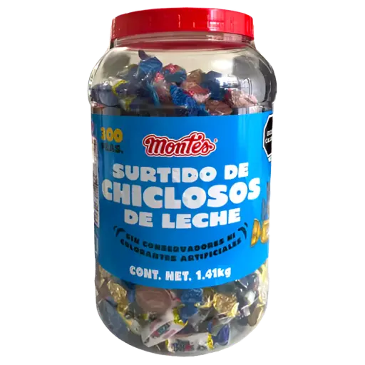 [MT60] CHICLOSO MONTE SURTIDO CAJA 6X300PZ