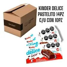 [HK25] CHOCO KINDER DELICE CAJA 14 DISP 10PZ 